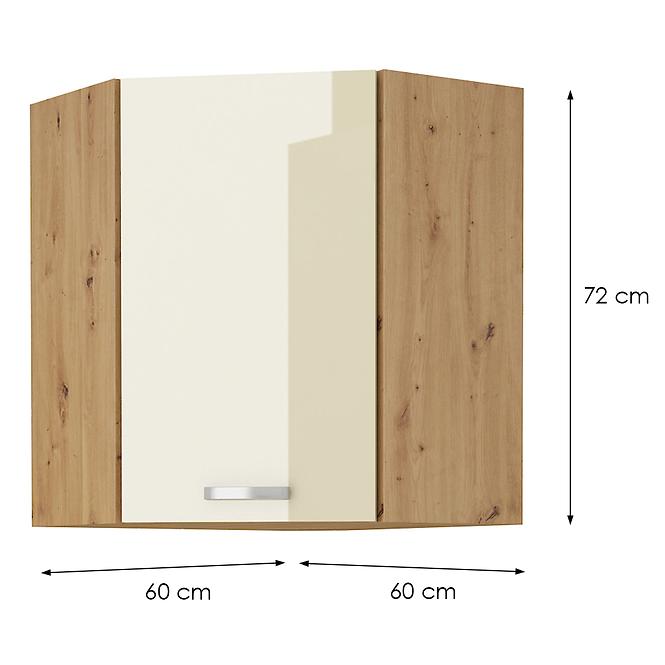 Küchenzeile ARTISAN CREME 60X60 GN-72 1F (45°)