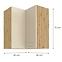 Küchenzeile ARTISAN CREME 60X60 GN-72 2F (90°),2