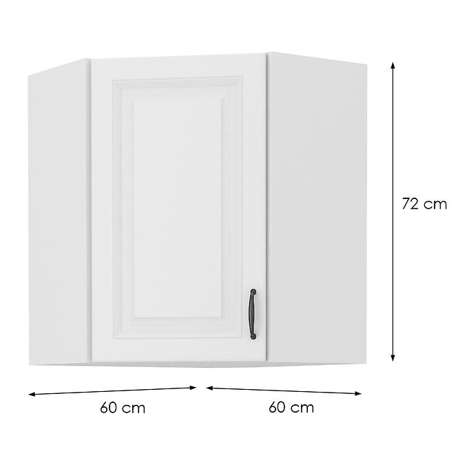 Küchenzeile STILO WEISS/WEISS 60X60 GN-72 1F (45°)