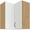 Küchenzeile STILO WEISS/ARTISAN 60X60 GN-72 2F (90°)