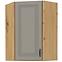 Küchenzeile STILO CLAYGREY/ARTISAN 60X60 GN-90 1F (45°)