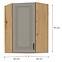 Küchenzeile STILO CLAYGREY/ARTISAN 60X60 GN-90 1F (45°),2