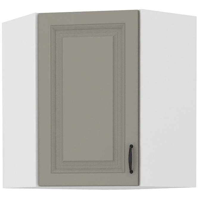 Küchenzeile STILO CLAYGREY/WEISS 60X60 GN-72 1F (45°)