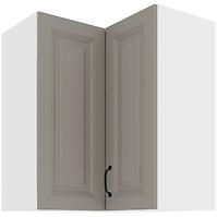 Küchenzeile STILO CLAYGREY/WEISS 60X60 GN-72 2F (90°)