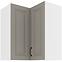 Küchenzeile STILO CLAYGREY/WEISS 60X60 GN-72 2F (90°)