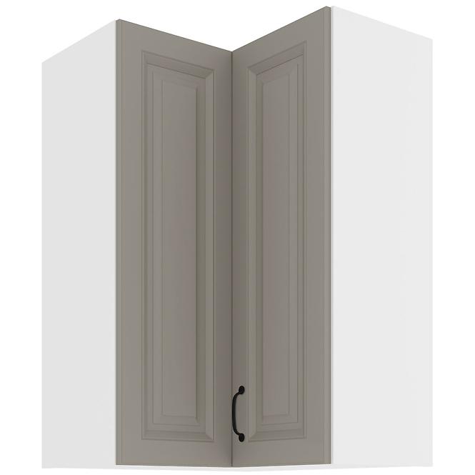 Küchenzeile STILO CLAYGREY/WEISS 60X60 GN-90 2F (90°)