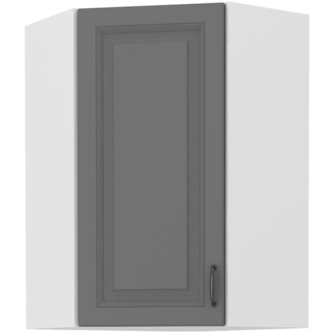 Küchenzeile STILO DUSTGREY/WEISS 60X60 GN-90 1F (45°)