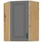 Küchenzeile STILO DUSTGREY/ARTISAN 60X60 GN-90 1F (45°)
