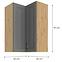 Küchenzeile STILO DUSTGREY/ARTISAN 60X60 GN-90 2F (90°),2