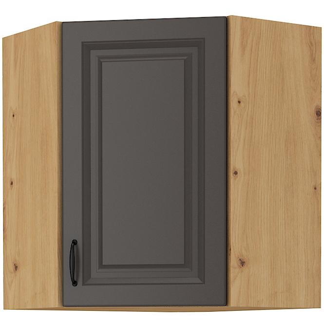 Küchenzeile STILO Graphit/ARTISAN 60X60 GN-72 1F (45°)
