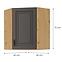Küchenzeile STILO Graphit/ARTISAN 60X60 GN-72 1F (45°),2