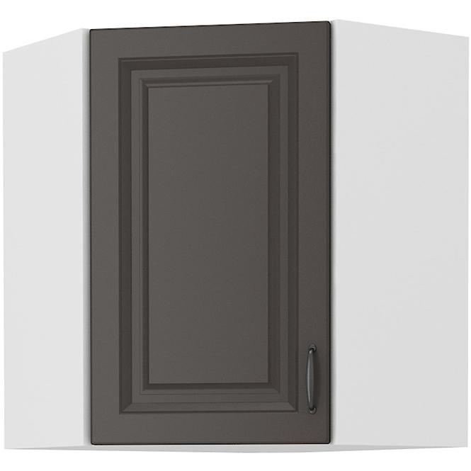 Küchenzeile STILO Graphit/WEISS 60X60 GN-72 1F (45°)