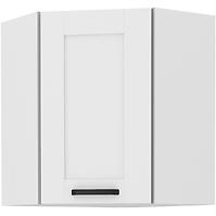 Küchenzeile LUNA WEISS/WEISS 60X60 GN-72 1F (45°)