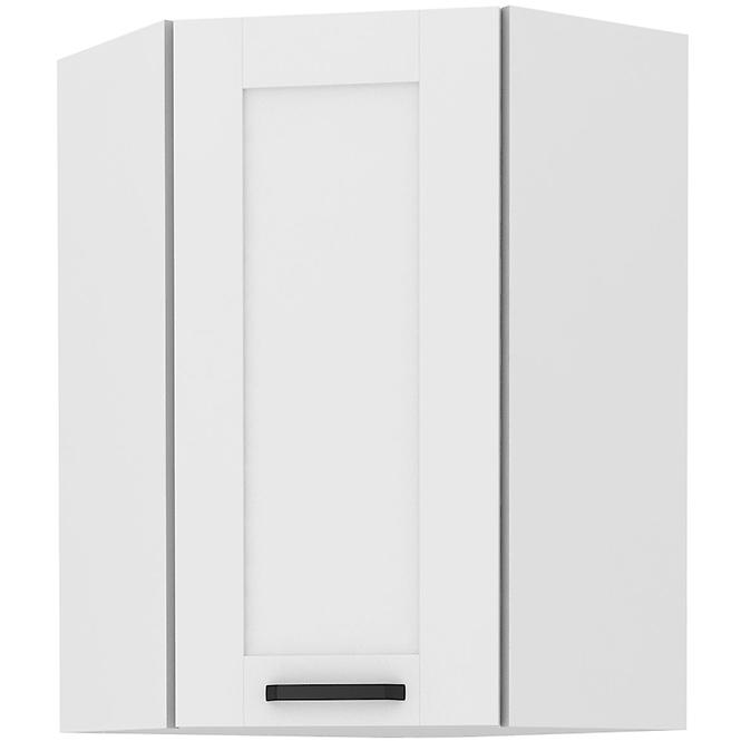 Küchenzeile LUNA WEISS/WEISS 60X60 GN-90 1F (45°)