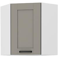 Küchenzeile LUNA CLAYGREY/WEISS 60X60 GN-72 1F (45°)
