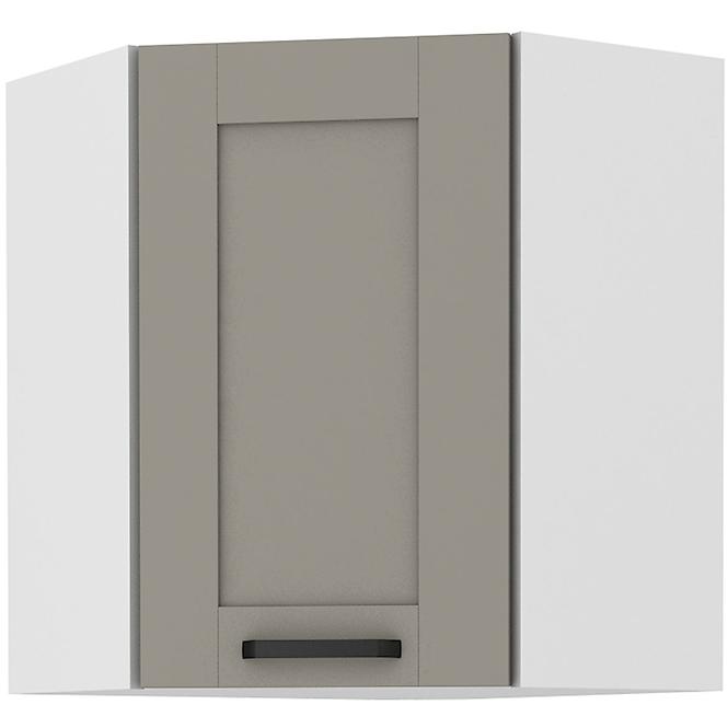 Küchenzeile LUNA CLAYGREY/WEISS 60X60 GN-72 1F (45°)