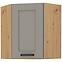 Küchenzeile LUNA CLAYGREY/ARTISAN 60X60 GN-72 1F (45°)