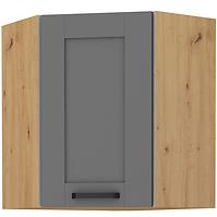 Küchenzeile LUNA DUSTGREY/ARTISAN 60X60 GN-72 1F (45°)