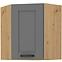 Küchenzeile LUNA DUSTGREY/ARTISAN 60X60 GN-72 1F (45°)