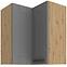 Küchenzeile LUNA DUSTGREY/ARTISAN 60X60 GN-72 2F (90°)