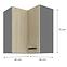 Küchenzeile SCANDI Fischgrätenmuster/Antracyt 60X60 GN-72 2F (90°),2