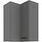 Küchenzeile NESSA Antracyt 60X60 GN-90 2F (90°)