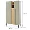 Vitrina Sergio SE5  2D Eukalyptus/Eiche Baltic,2