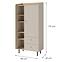 Vitrina Alessio AE5 2S1D Beige /Eiche,2