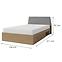 Bett Alessio AE13  120 Eiche Baltic,2