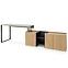 Schreibtisch Sergio SE8+Komoda 3D Eukalyptus/Eiche Baltic,3