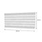 Einstabmattenzaun 3D 1,23/2,5 m 7063476,2