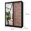 Schrank Vena 138 Schwarz + Art Deco,2
