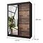Schrank Vena 167 Schwarz + Old Style,2