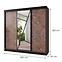 Schrank Vena 200 Graphit Antracyt + Art Deco,2