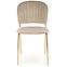 Stuhl K499 Beige/Gold,6