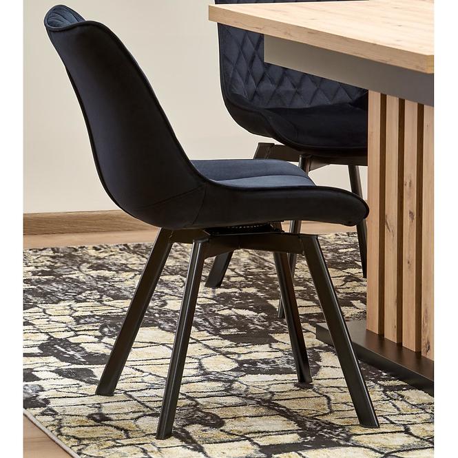 Tisch Lamello 80x130 platte – eiche artisan/schwarz
