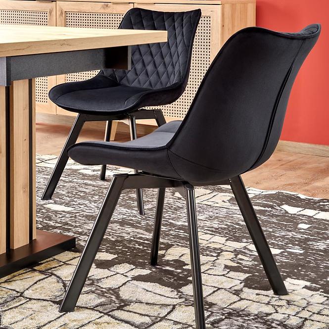 Tisch Lamello 80x130 platte – eiche artisan/schwarz