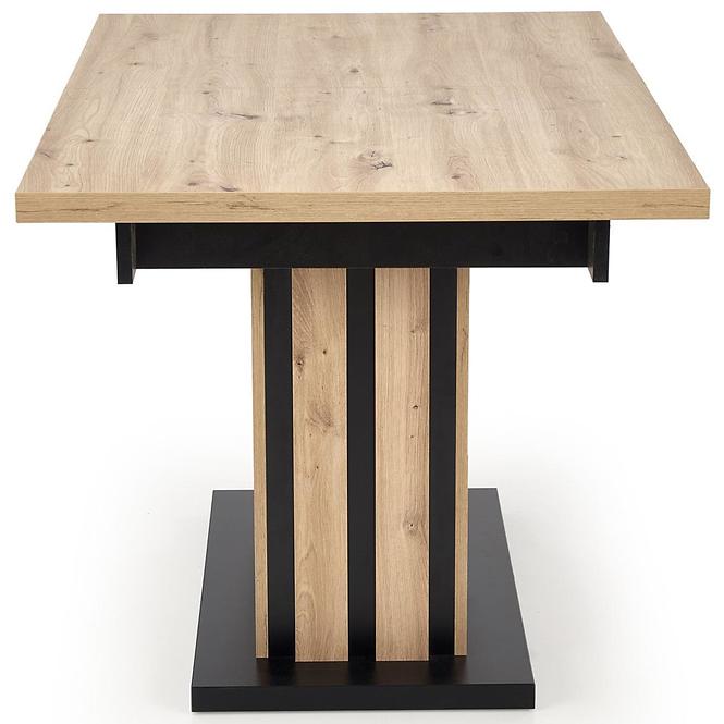 Tisch Lamello 80x130 platte – eiche artisan/schwarz