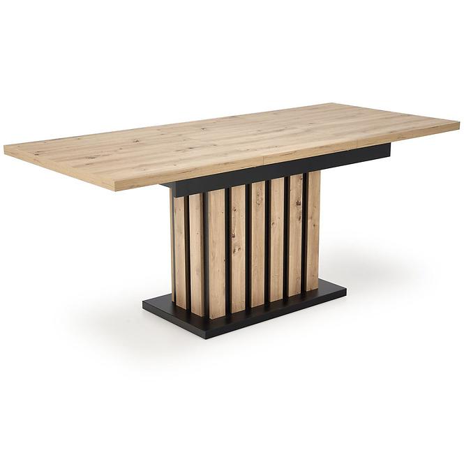 Tisch Lamello 80x130 platte – eiche artisan/schwarz
