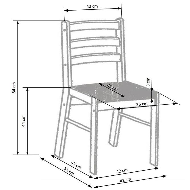 Tischset New Starter 2 + 4 stühle mdf/holz – espresso