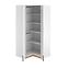 Schrank Torino 03 Weiß/Eiche Castello/Graphit,4