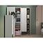 Schrank Torino 03 Weiß/Eiche Castello/Graphit,6