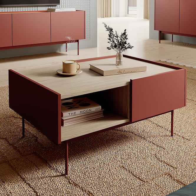 Couchtisch Color L-97 Ceramic Red