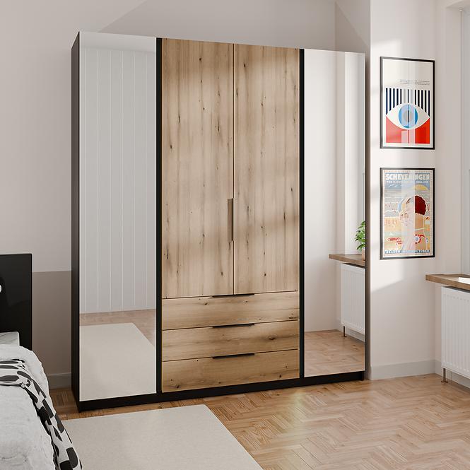 Schrank Kaja BL/EV 2 Spiegel 2F 3S