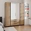 Schrank Kaja BL/EV 2F 2 Spiegel 3S,6