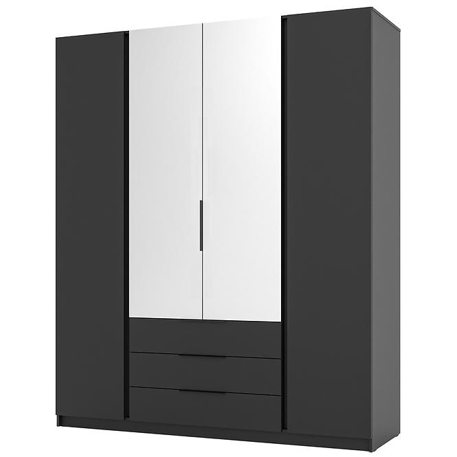 Schrank Kaja BL/BL 2F 2 Spiegel 3S