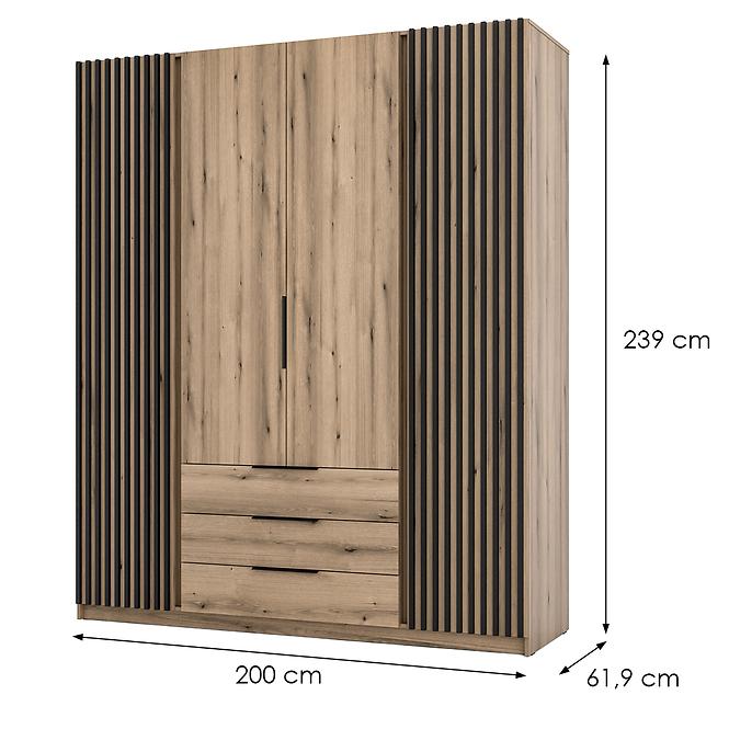 Schrank Kaja EV/EV-BL 2 LAM 2F 3S