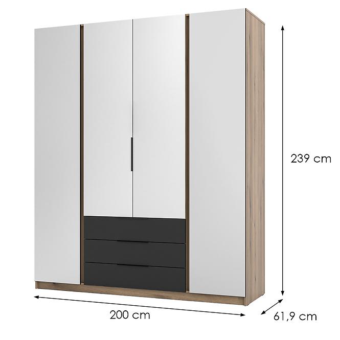 Schrank Kaja EV/BL 4 Spiegel 3S