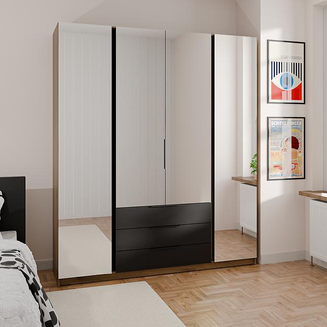 Schrank Kaja EV/BL 4 Spiegel 3S