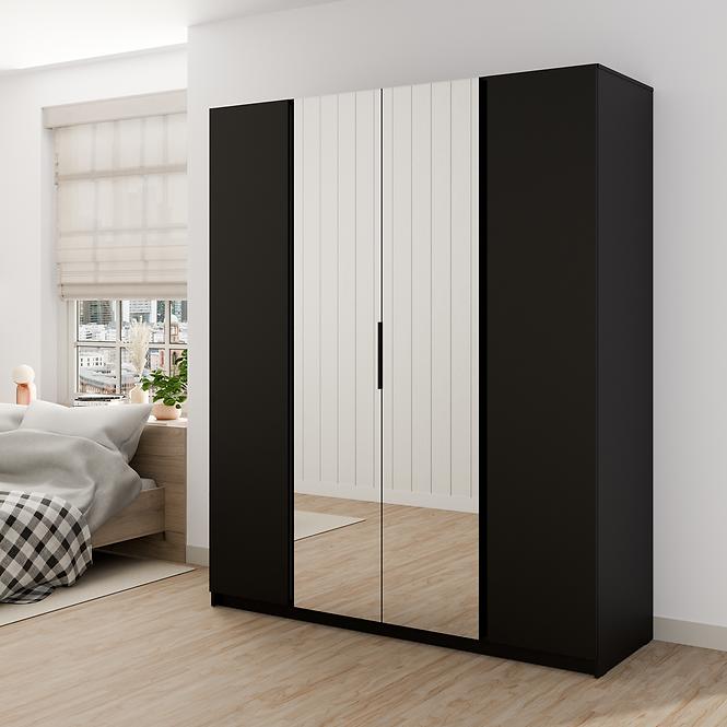 Schrank Kaja BL/BL 2F 2 Spiegel